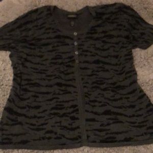 Lane Bryant Animal print cardigan